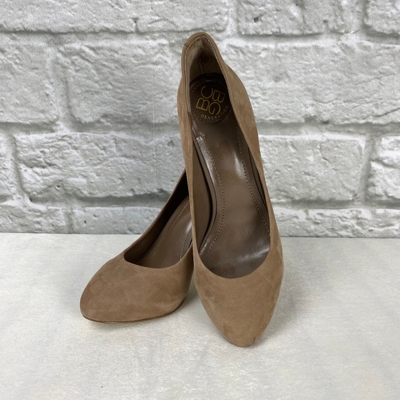BCBG Shoes - BCBG 'Bristol' Beige Suede Stiletto Pumps